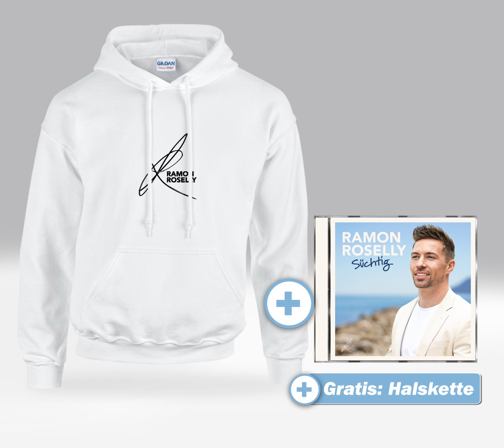 Süchtig Fan-Set Kapuzenpulli (XXL) + CD + GRATIS Halskette