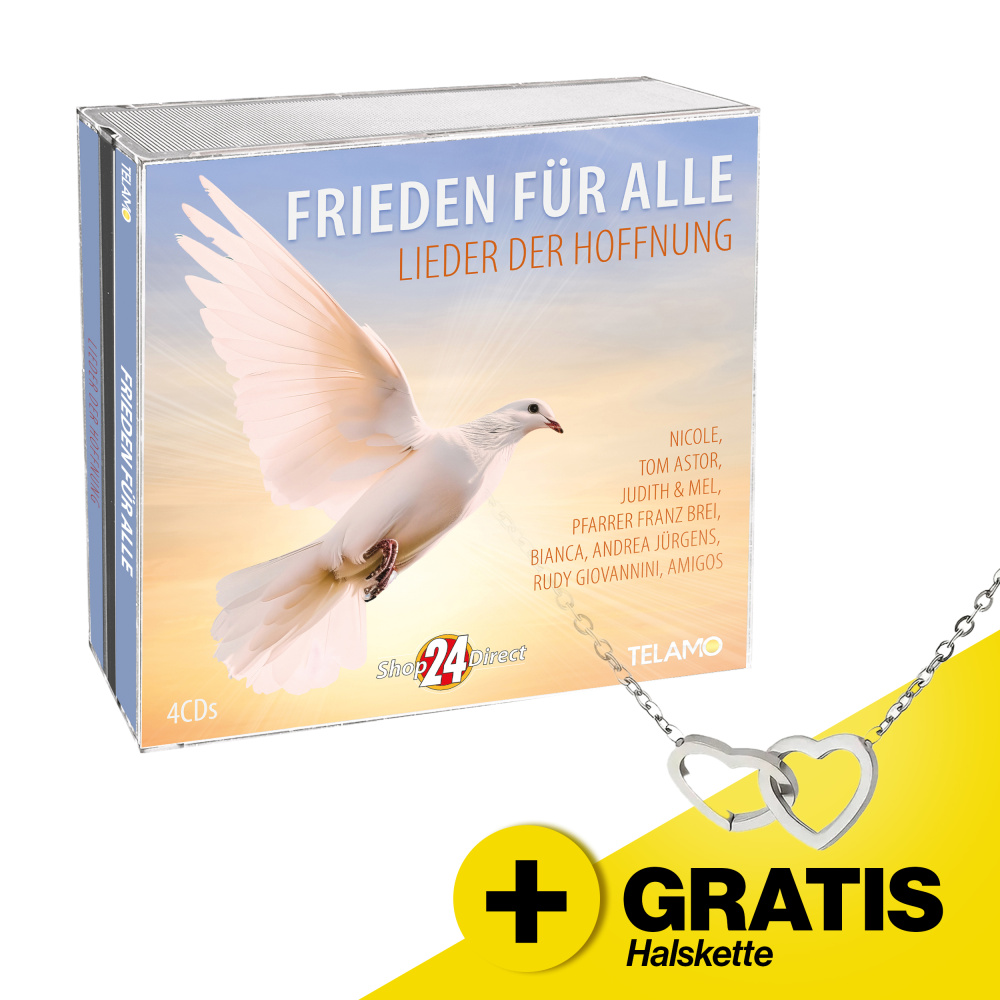 Frieden für Alle - Lieder der Hoffnung + GRATIS Halskette