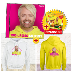 100% Ross Fan-Set Kapuzenpulli (XXL) + CD + GRATIS CD „Mein Freund Button“