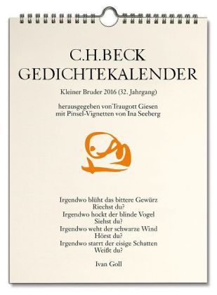 C.H. Beck Gedichtekalender Kleiner Bruder 2016