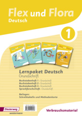 Lernpaket Deutsch 1 in Grundschrift (Verbrauchsmaterial), 4 Hefte