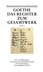 Register und Gesamtinhaltsverzeichnis, 2 Bde.