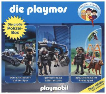 Die Playmos - Die große Polizisten-Box, 3 Audio-CDs