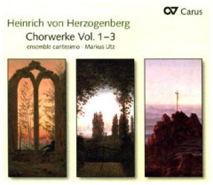 Chorwerke, 3 Audio-CDs. Vol.1-3