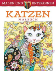 Malen und entspannen: Katzen Malbuch